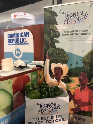 多米尼加水果在美国PMA展会上的产品展示